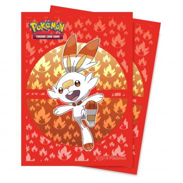 Sword and Shield: Galar Starters Deck Protector Sleeves - Scorbunny