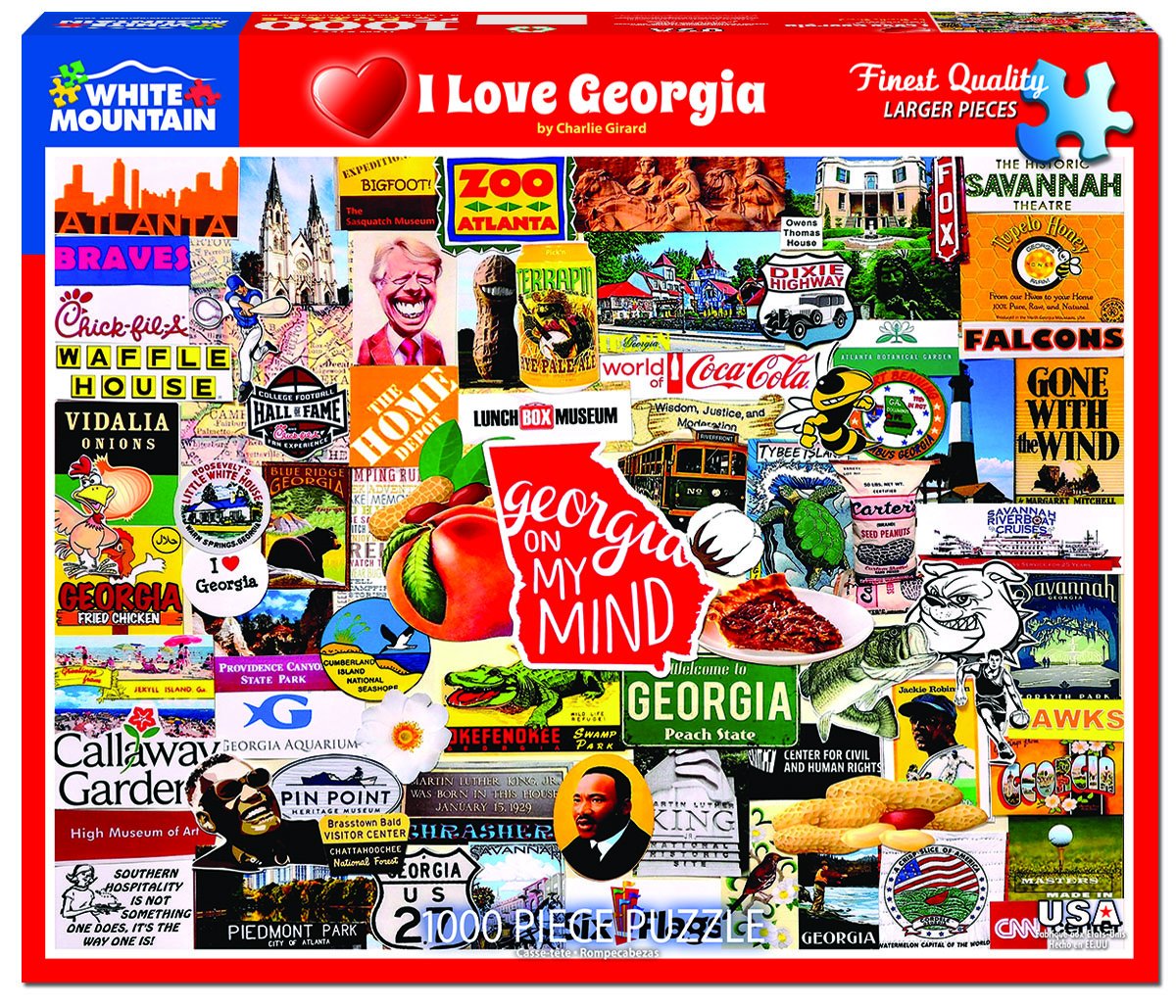 I Love Georgia (1000 pc puzzle)