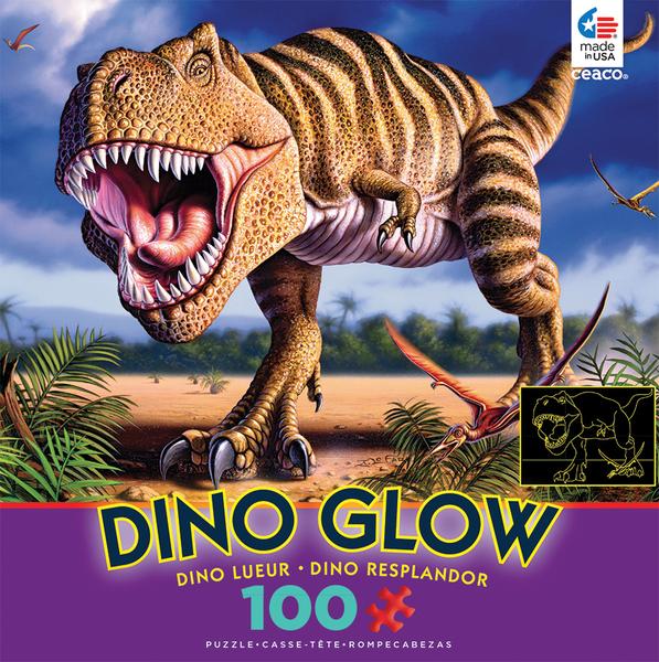 Dino Glow (assorted 100 pc puzzles)