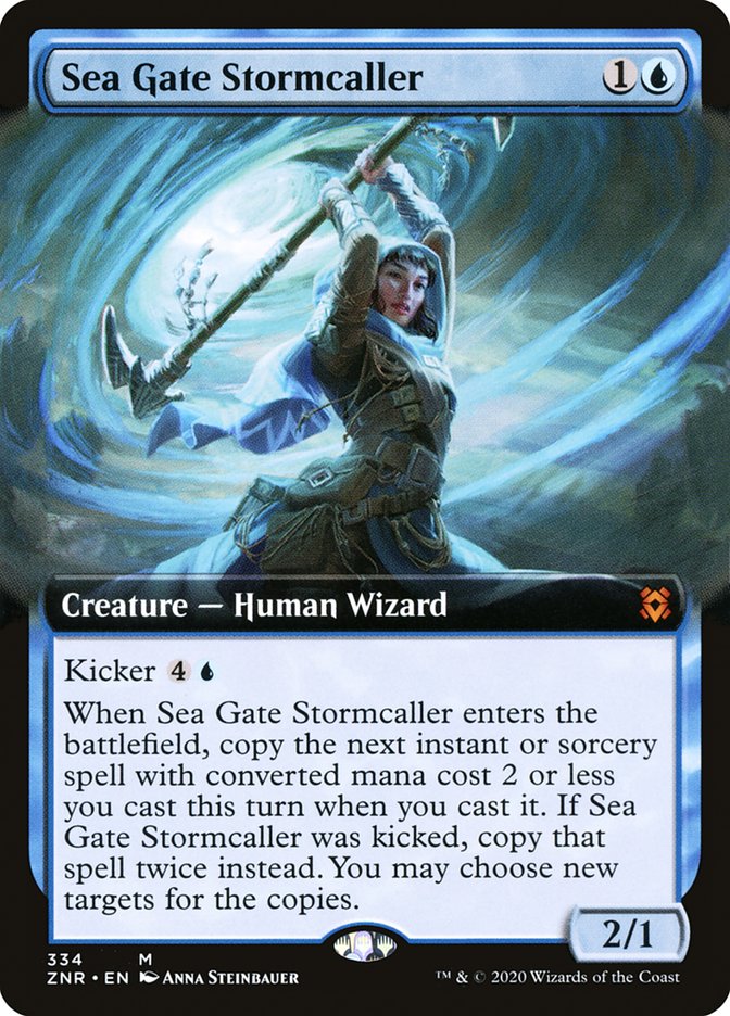 Sea Gate Stormcaller (Extended Art) [Foil] :: ZNR