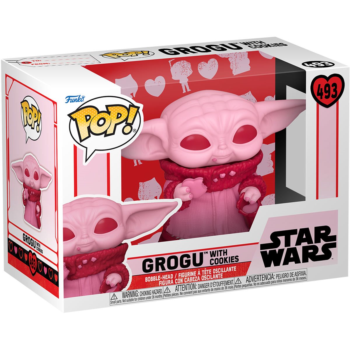 Star Wars: Valentines - Grogu with Cookies Pop! Vinyl Figure (493)