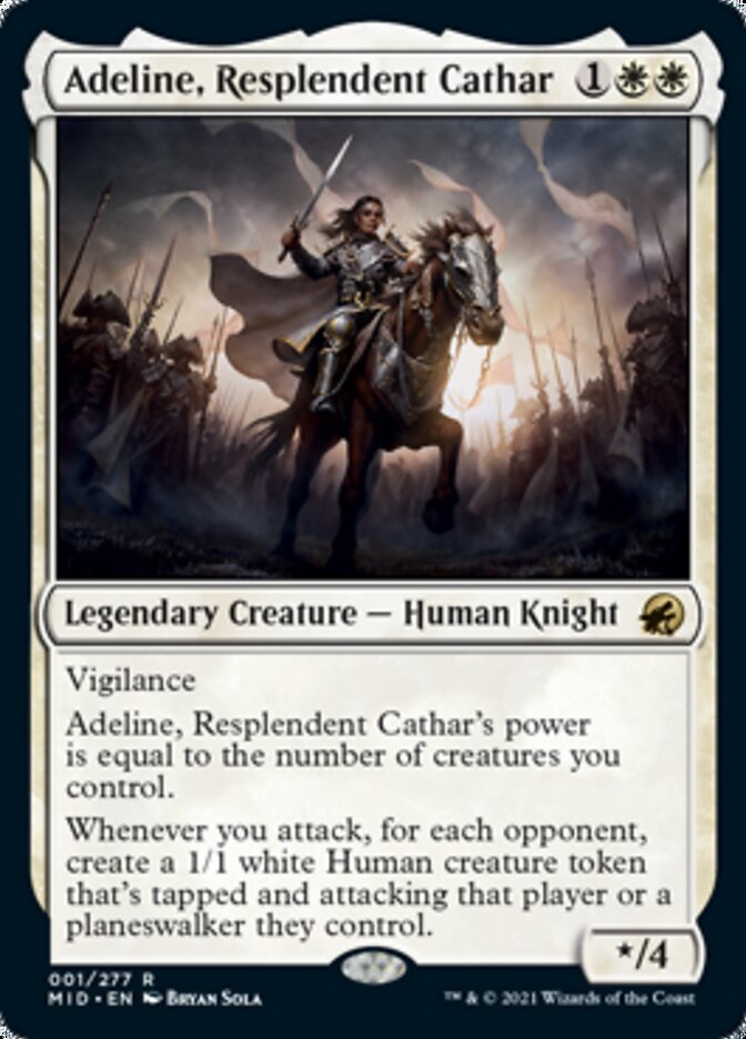 Adeline, Resplendent Cathar [Foil] :: MID