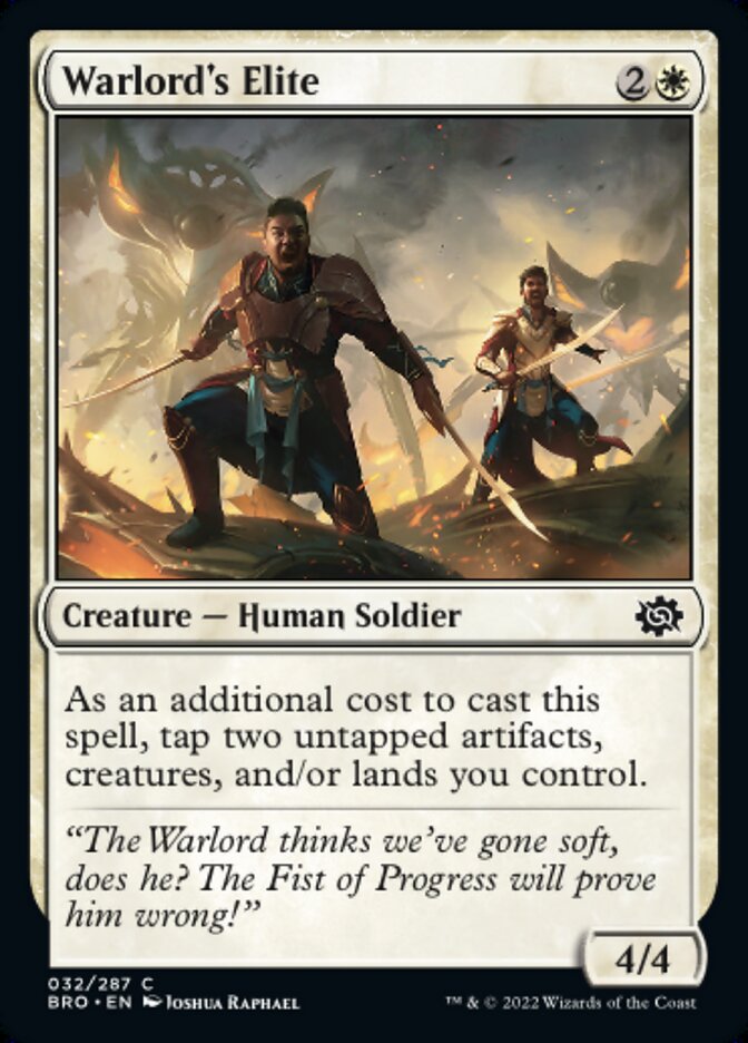 Warlord's Elite [Foil] :: BRO