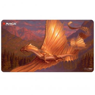 Magic The Gathering Playmat: Adventures in the Forgotten Realms V2- Adult Gold Dragon