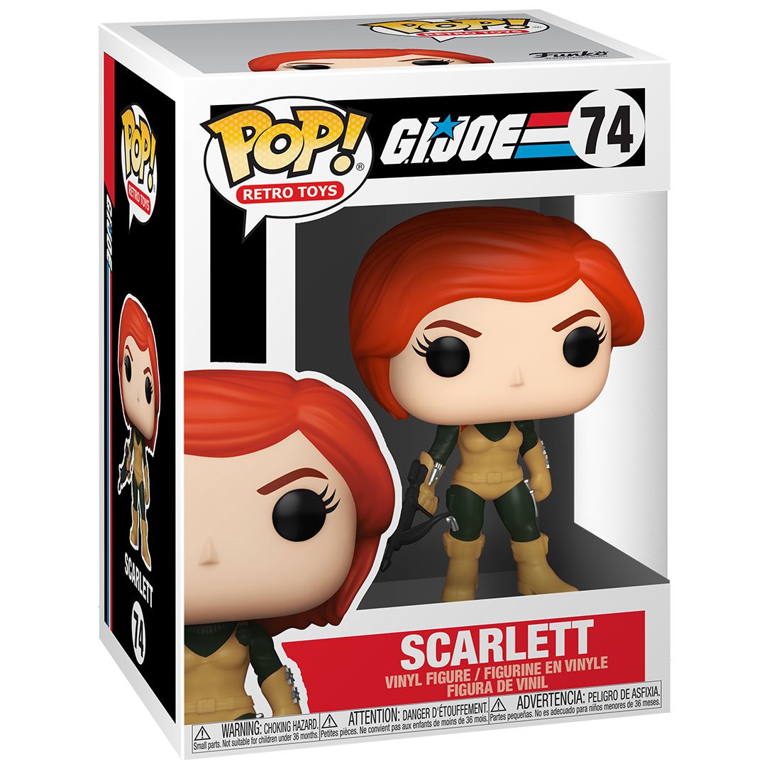 Retro Toys: G.I. Joe - Scarlett Pop! Vinyl Figure (74)