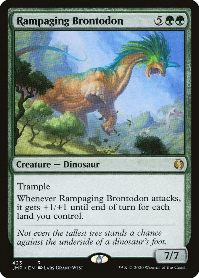 Rampaging Brontodon :: JMP