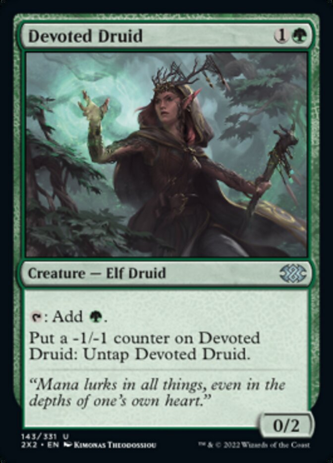 Devoted Druid [Foil] :: 2X2