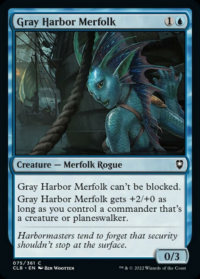 Gray Harbor Merfolk [Foil] :: CLB