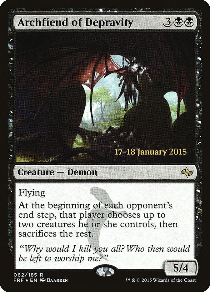 Archfiend of Depravity [Foil] :: PFRF