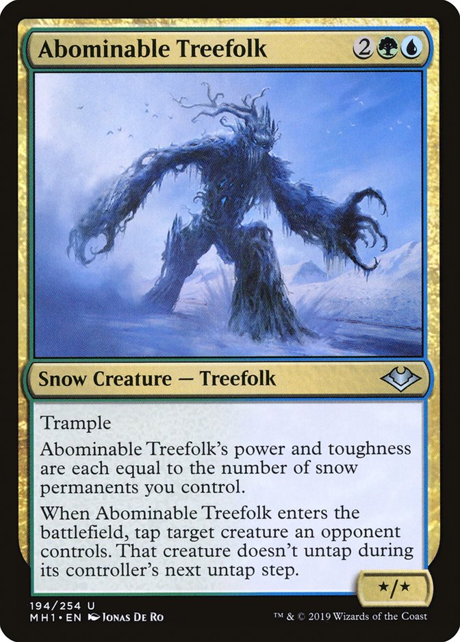 Abominable Treefolk [Foil] :: MH1