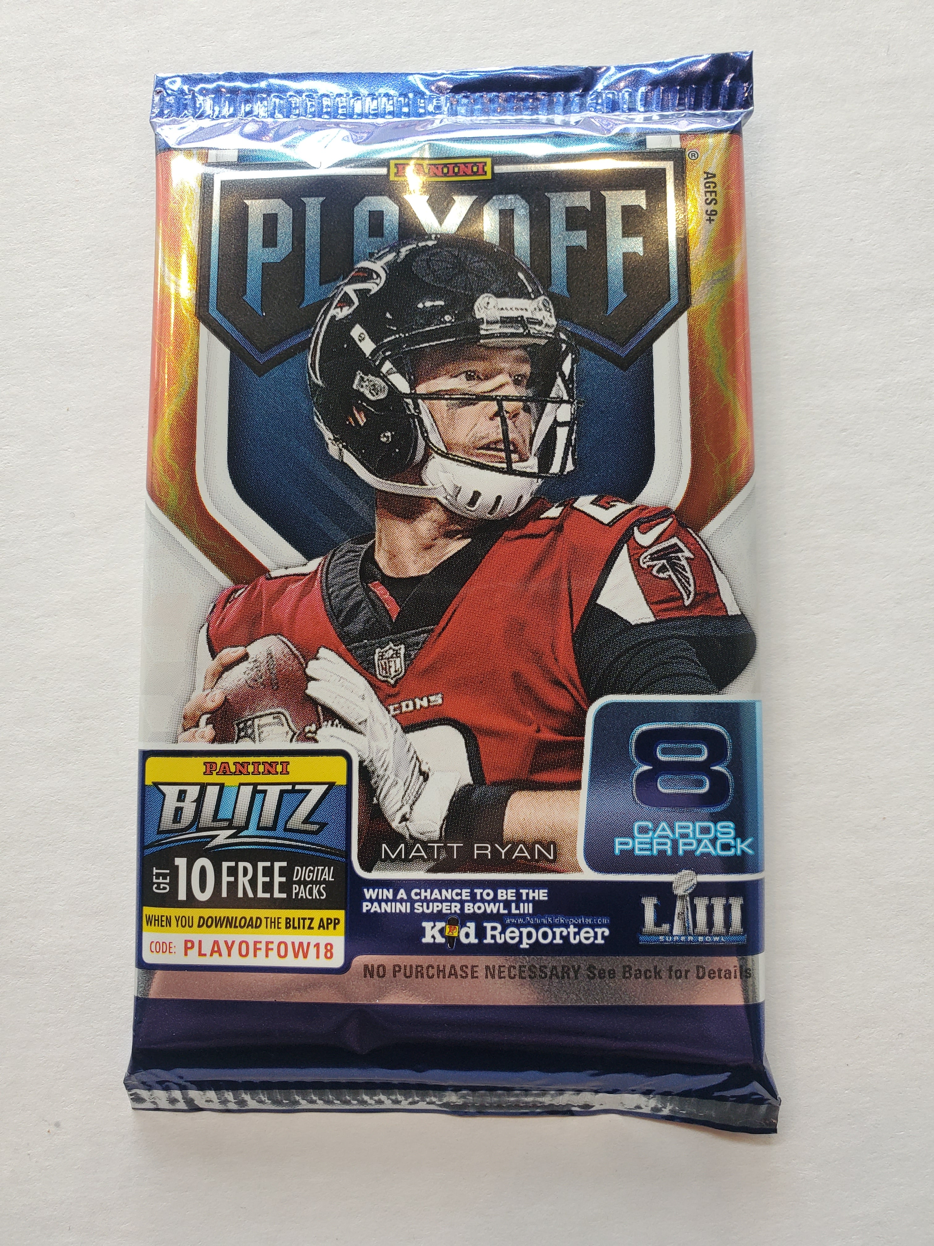 2018 Panini Playoff Football - Hobby Pack