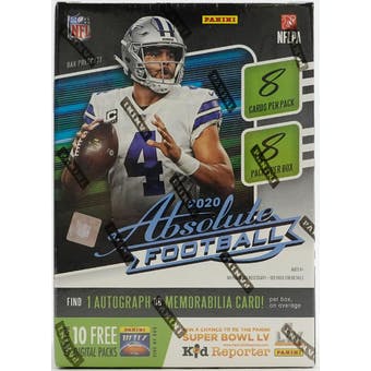 2020 Panini Absolute Football - 8-Pack Blaster Box