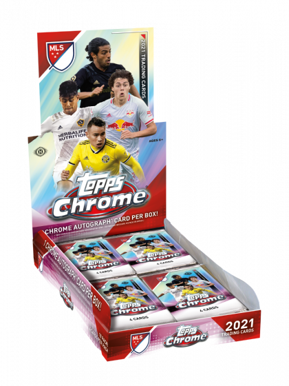 2021 Topps Chrome MLS Trading Cards - Hobby Box