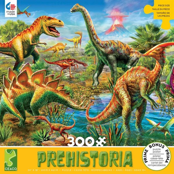 Prehistoria (assorted 300 pc puzzles)