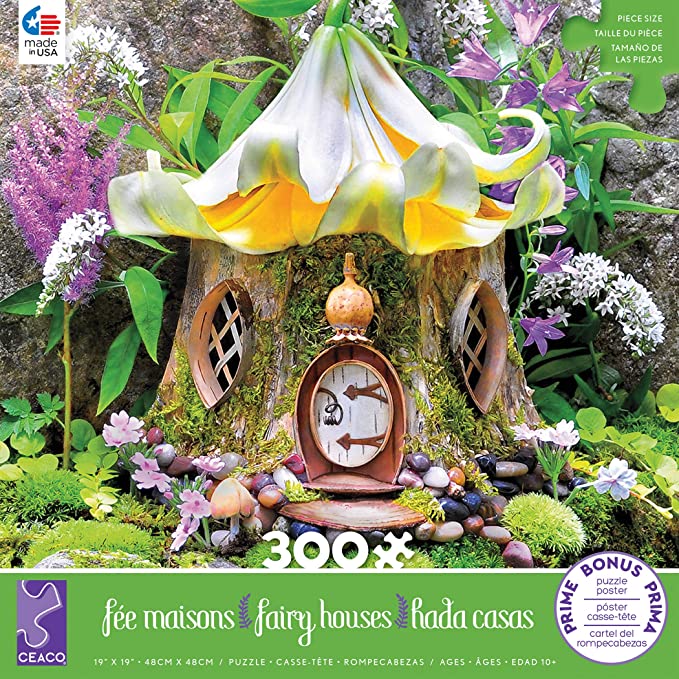 Fairy Houses (assorted 300 pc puzzles)