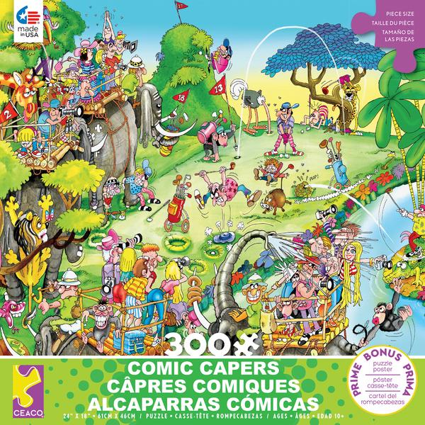 Comic Capers (assorted 300 pc puzzles)