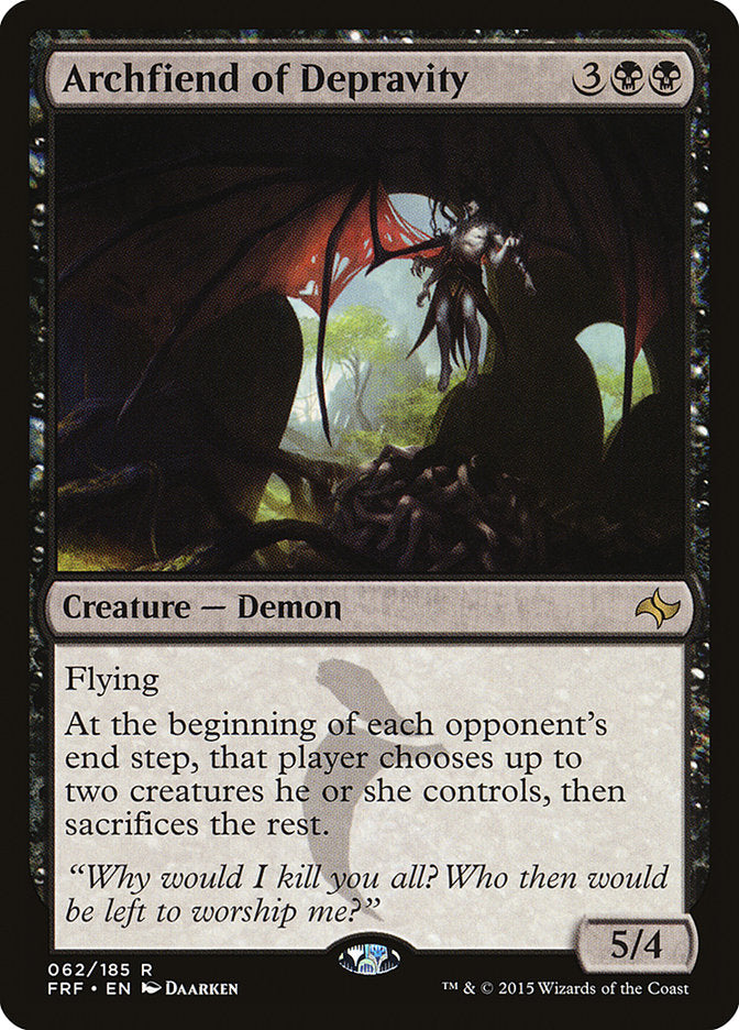 Archfiend of Depravity [Foil] :: FRF