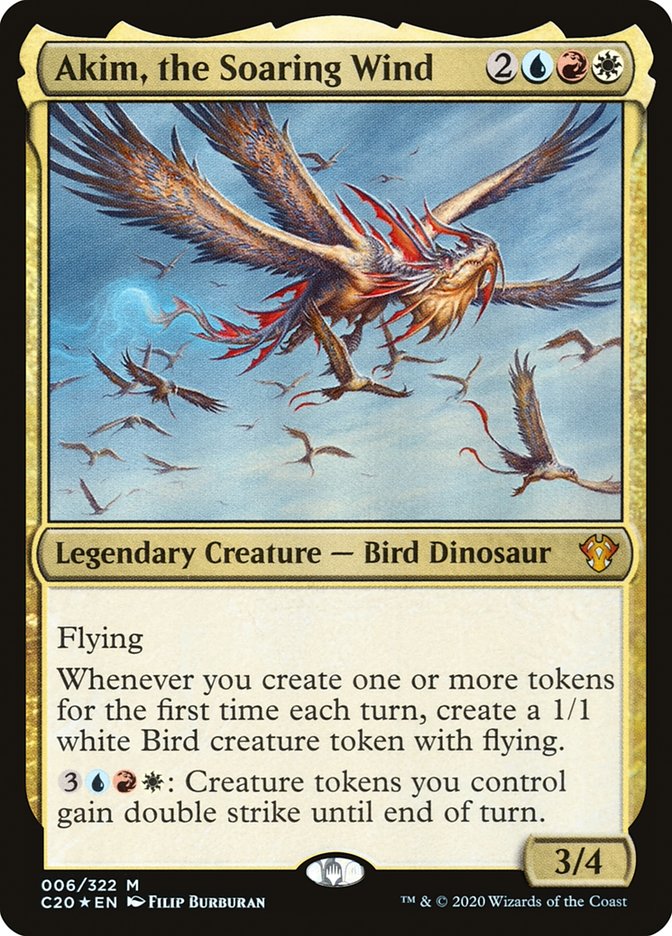 Akim, the Soaring Wind [Foil] :: C20