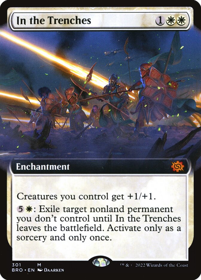 In the Trenches (Extended Art) [Foil] :: BRO