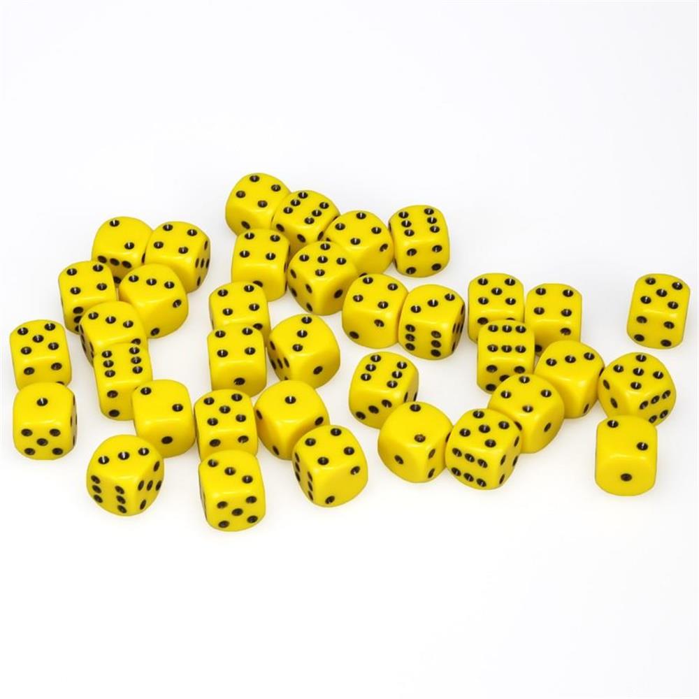 Chessex Opaque 12mm D6 Dice Block (36-Dice)