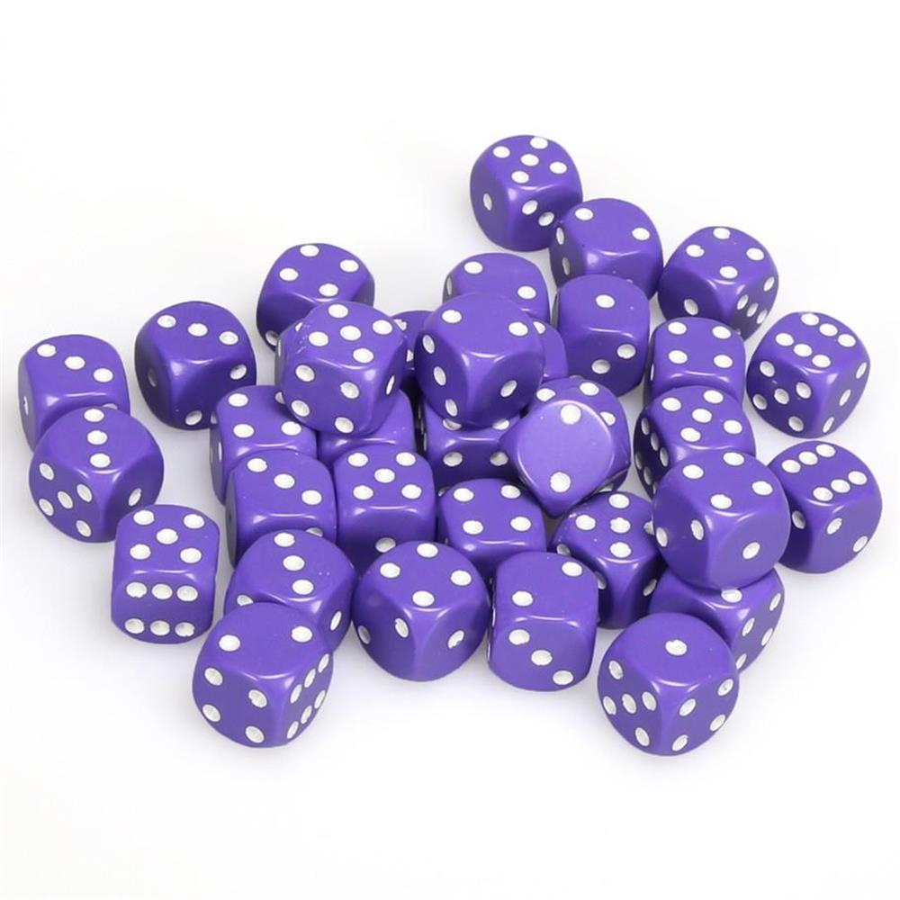 Chessex Opaque 12mm D6 Dice Block (36-Dice)