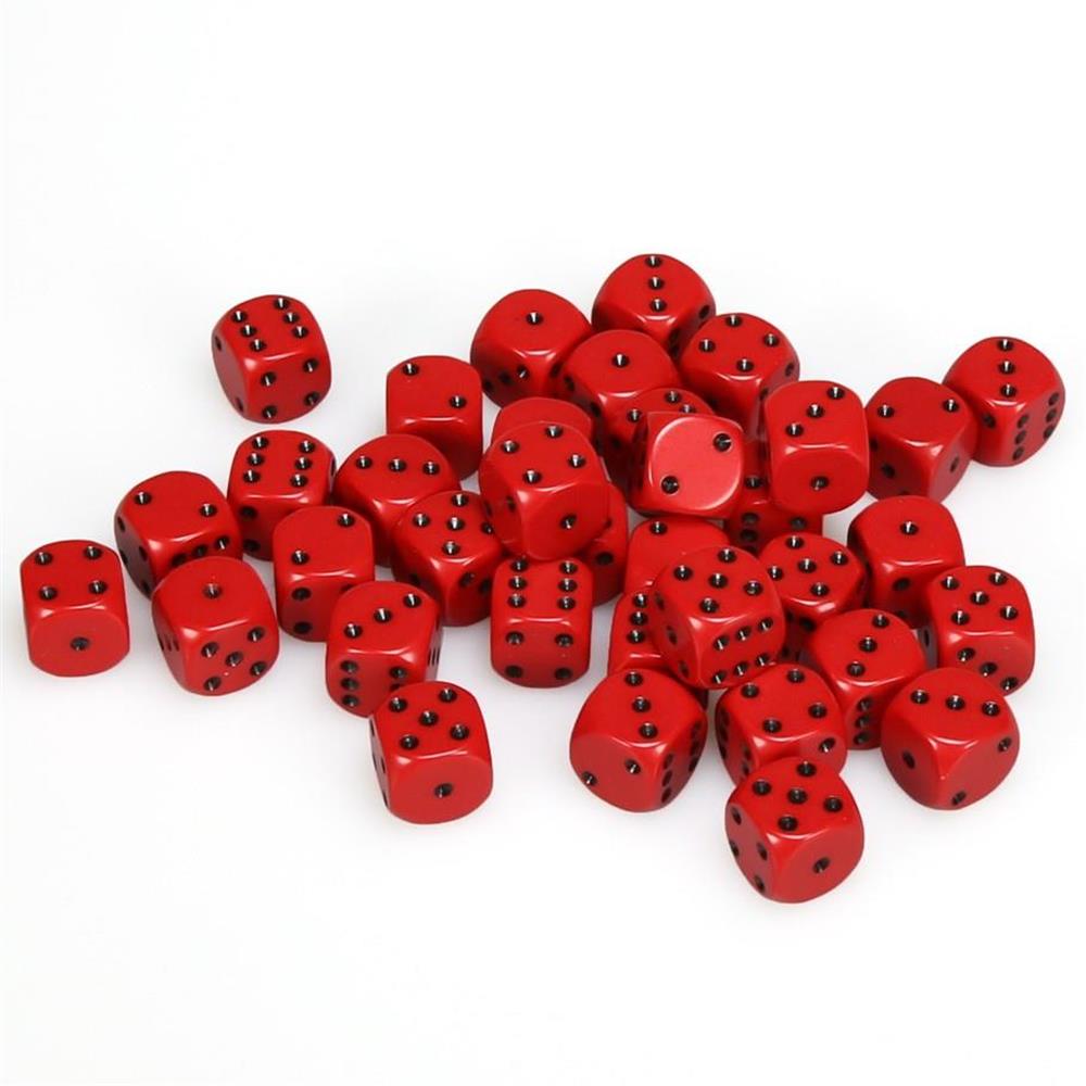 Chessex Opaque 12mm D6 Dice Block (36-Dice)