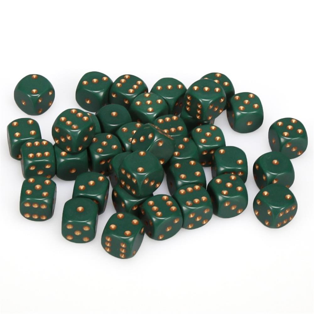 Chessex Opaque 12mm D6 Dice Block (36-Dice)