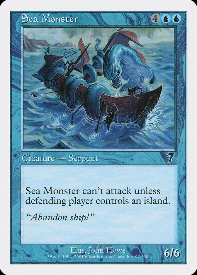 Sea Monster [Foil] :: 7ED