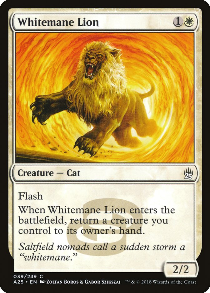 Whitemane Lion :: A25