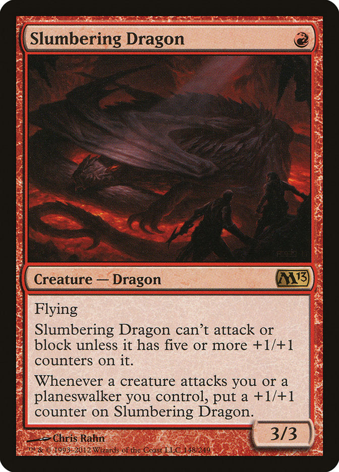 Slumbering Dragon [Foil] :: M13