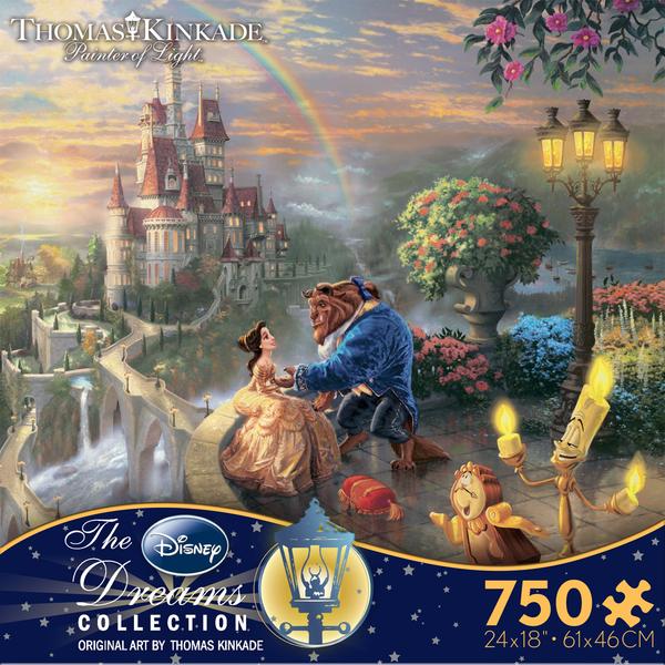 Thomas Kinkade Disney - Beauty and the Beast Falling in Love (750 pc puzzle)