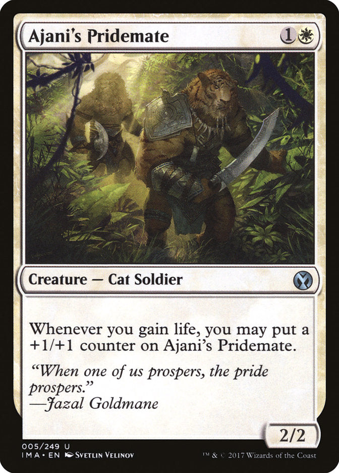 Ajani's Pridemate [Foil] :: IMA