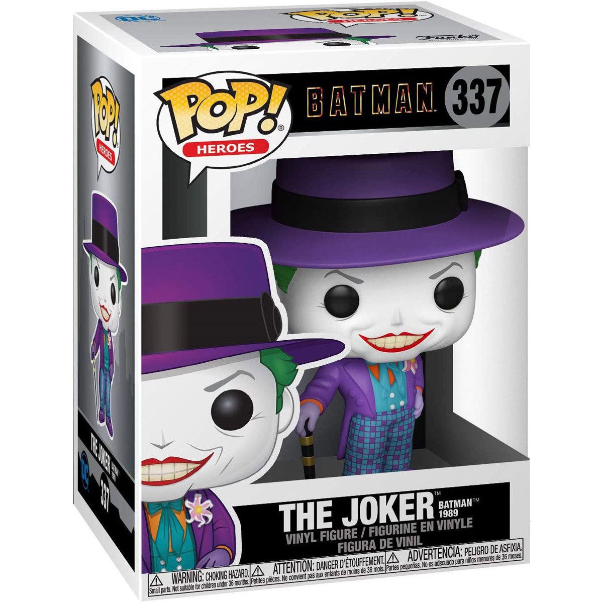 DC Comics: Batman 1989 - The Joker Pop! Vinyl Figure (337)