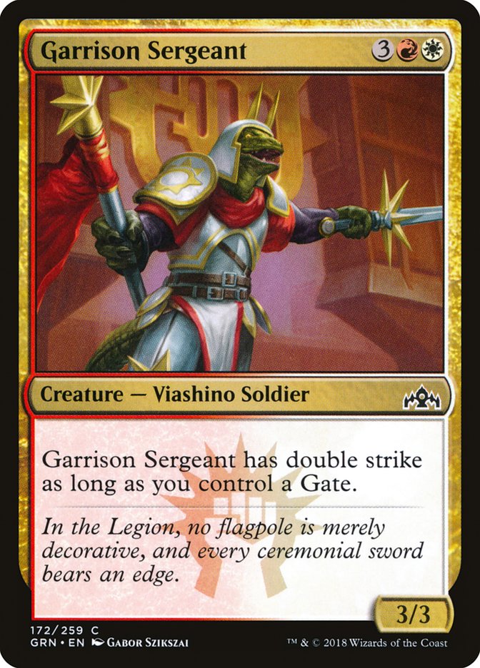 Garrison Sergeant [Foil] :: GRN