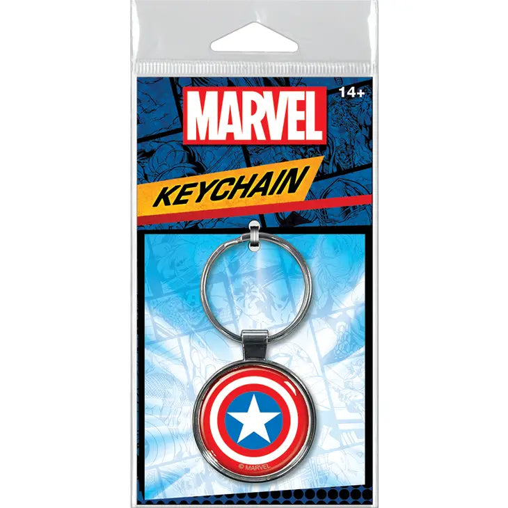 Marvel Comics Cap Shield Keychain