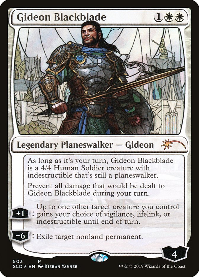 Gideon Blackblade (Stained Glass) [Foil] :: SLD