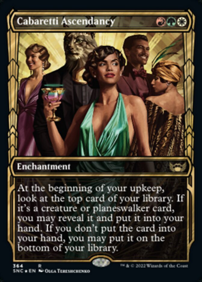 Cabaretti Ascendancy (Gilded Foil) [Foil] :: SNC