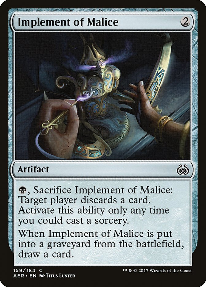 Implement of Malice :: AER