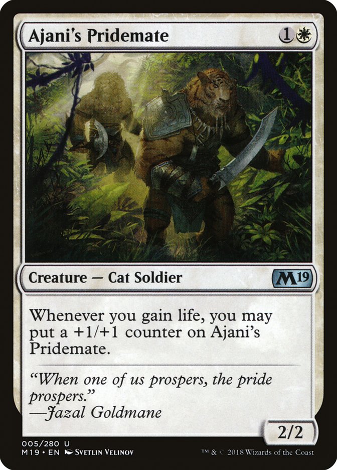 Ajani's Pridemate :: M19