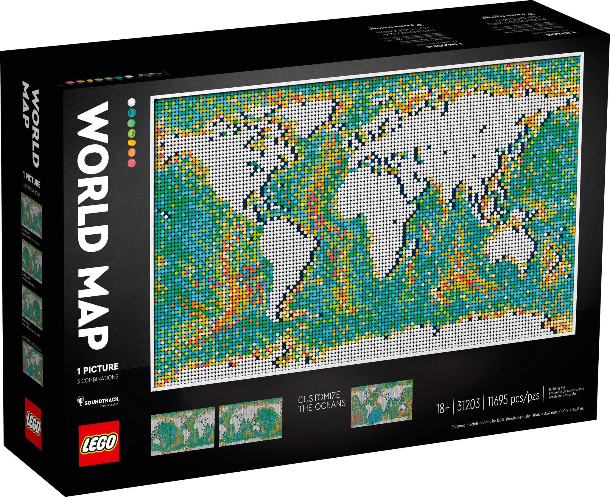 LEGO: Art - World Map