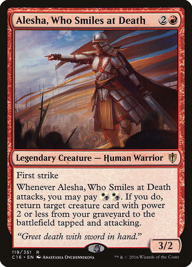 Alesha, Who Smiles at Death :: C16