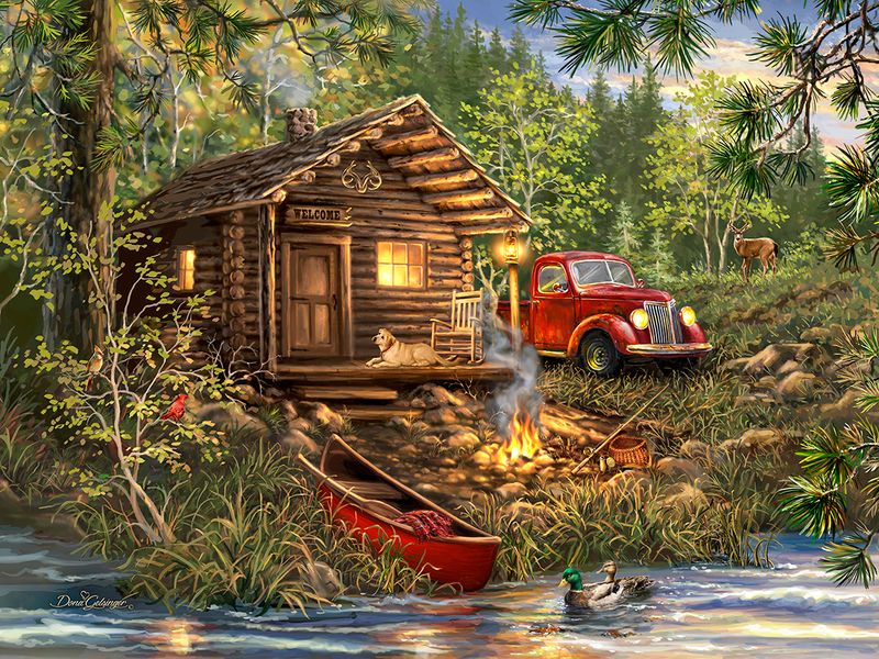 Cozy Cabin Life (500 pc puzzle)