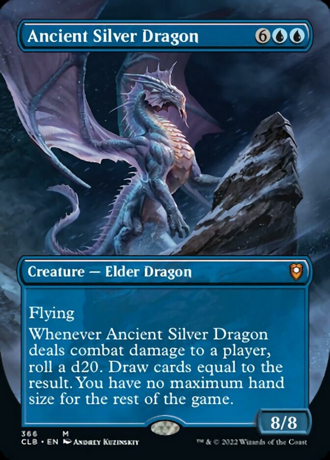 Ancient Silver Dragon (Borderless) :: CLB