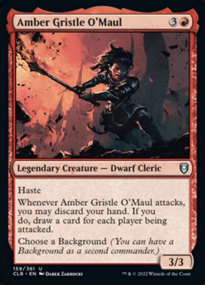 Amber Gristle O'Maul [Foil] :: CLB