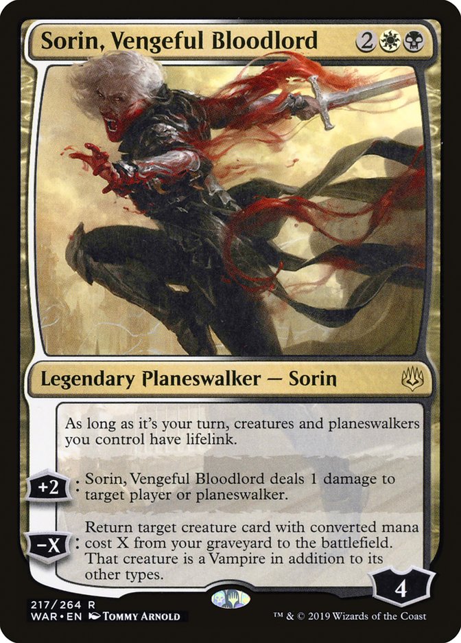 Sorin, Vengeful Bloodlord [Foil] :: WAR