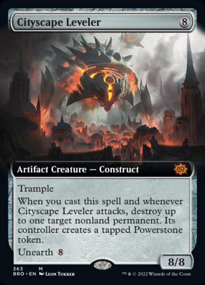 Cityscape Leveler (Extended Art) [Foil] :: BRO