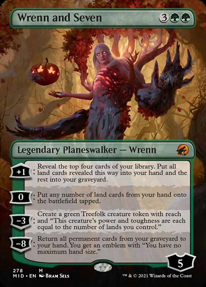 Wrenn and Seven (Borderless) [Foil] :: MID