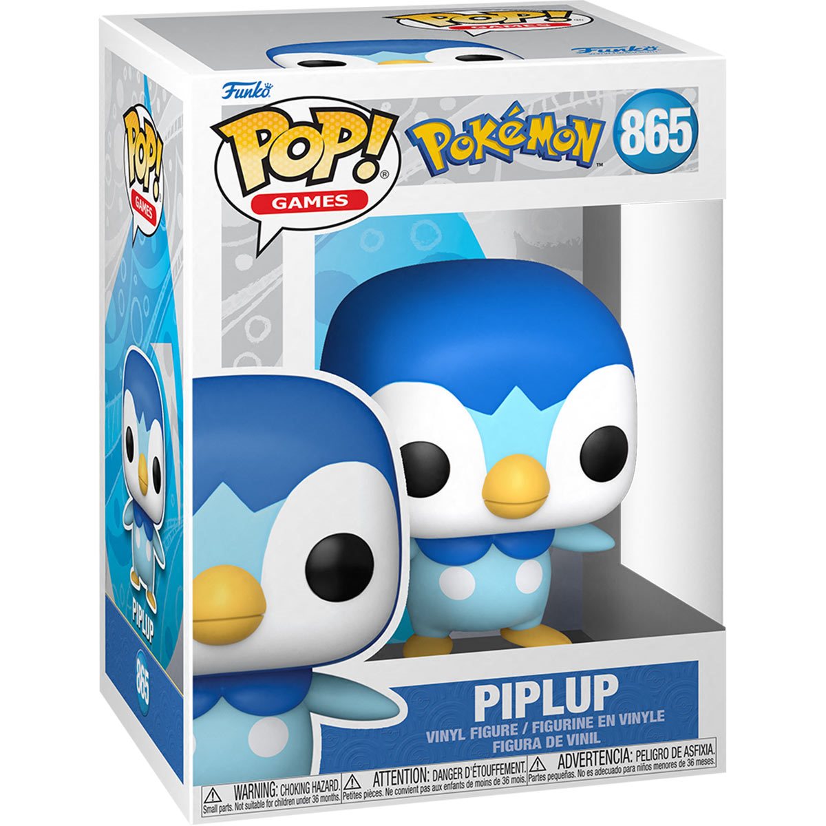 Pokemon: Piplup Pop! Vinyl Figure (865)