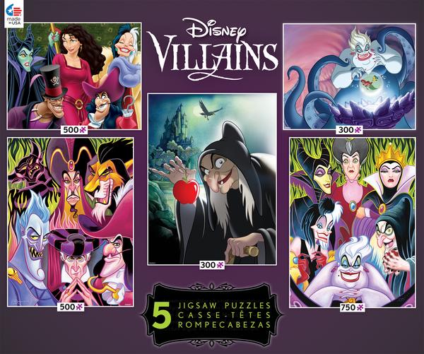 Disney Villains 5-in-1 Multipack Puzzles