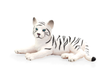 Mojo Animals: White Tiger Cub Laying Down